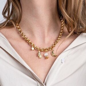 Petite Moments Gold Charm Necklace